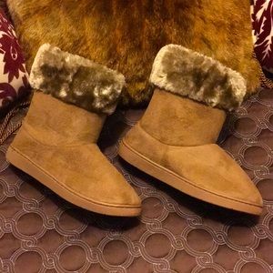 UGG-style slipper booties - NEW- Never Worn